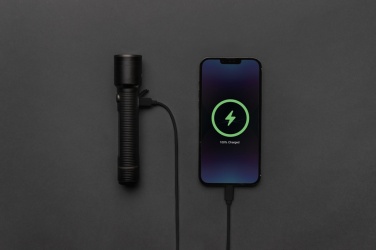 Logo trade reklaamtoote pilt: Gear X RCS taaskasutatud alumiiniumist USB-taaslaetav suur taskulamp